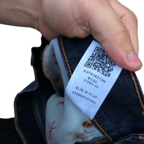 True Religion Jeans Size 30 SLIM Blue - Picture 5 of 8